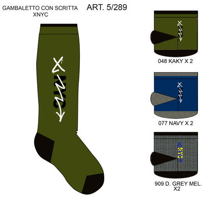 DĚTSKÁ DLOUHÁ PONOŽKA 5/289 Tellini S.R.L. Velkoobchodní oblečení